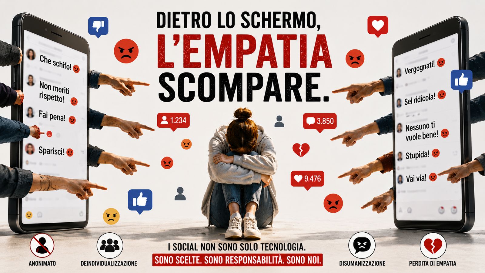 Quando i social ci rendono meno umani
