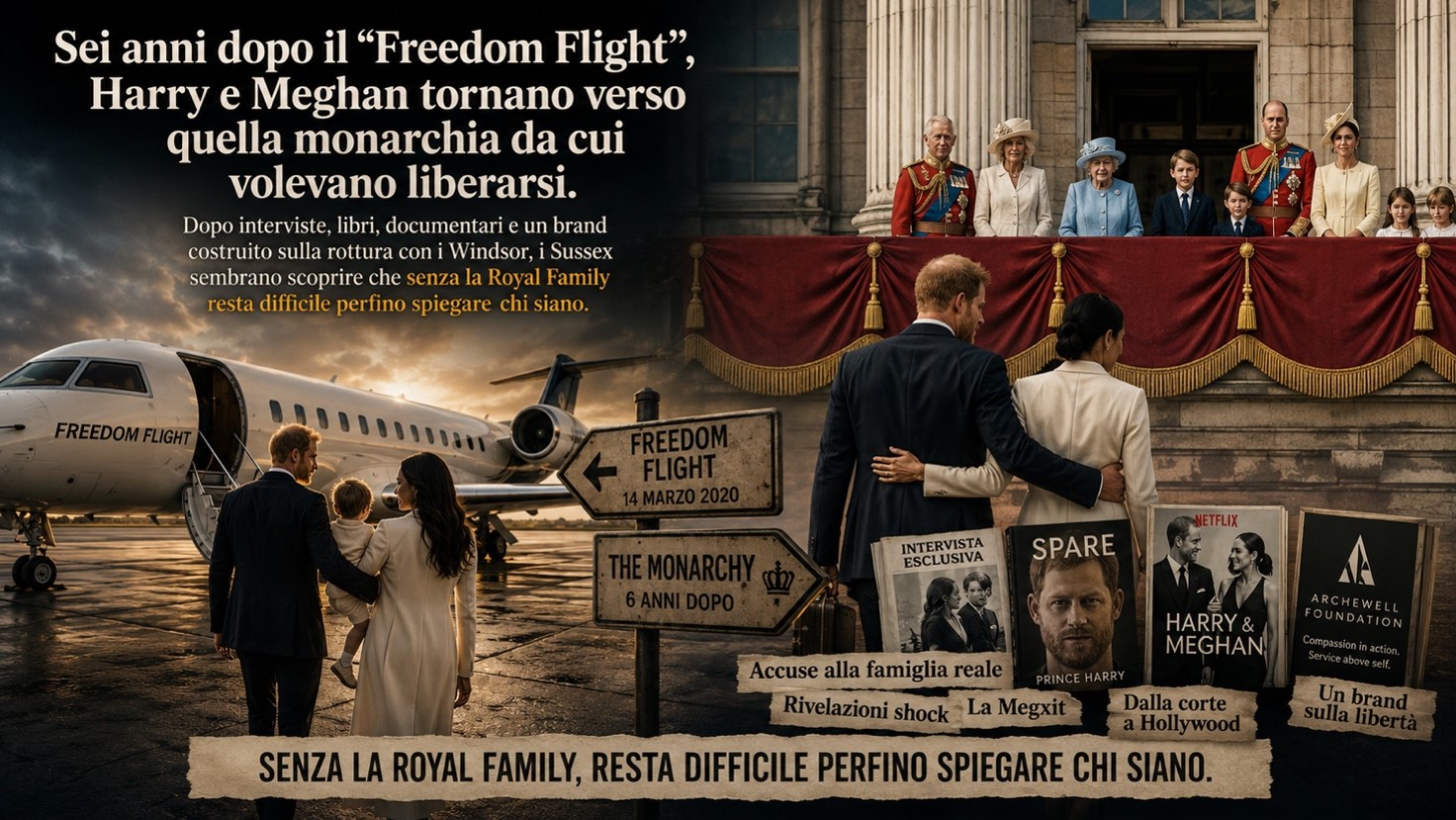 Il ritorno di Harry e Meghan: l’insostenibile leggerezza di essere soltanto Sussex