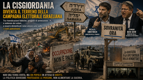 La Cisgiordania trasformata in un comizio biblico