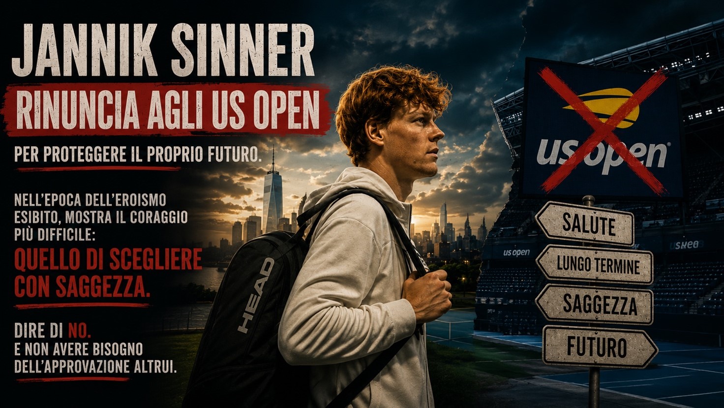 Jannik Sinner il moderno Ulisse: l’eroe che sa scegliere anche di non esserlo