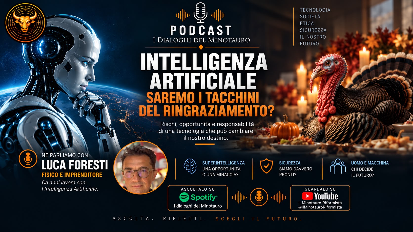 Intelligenza Artificiale: siamo come i tacchini nel giorno del Ringraziamento?