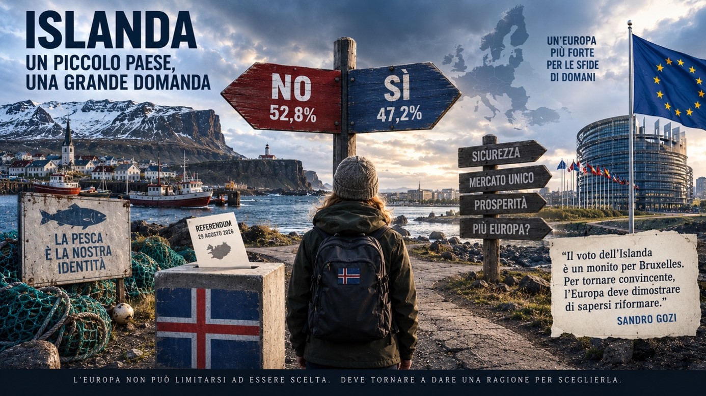 Il freddo No dell’Islanda all’Europa: una folata artica sulle ambizioni geopolitiche dell’Unione