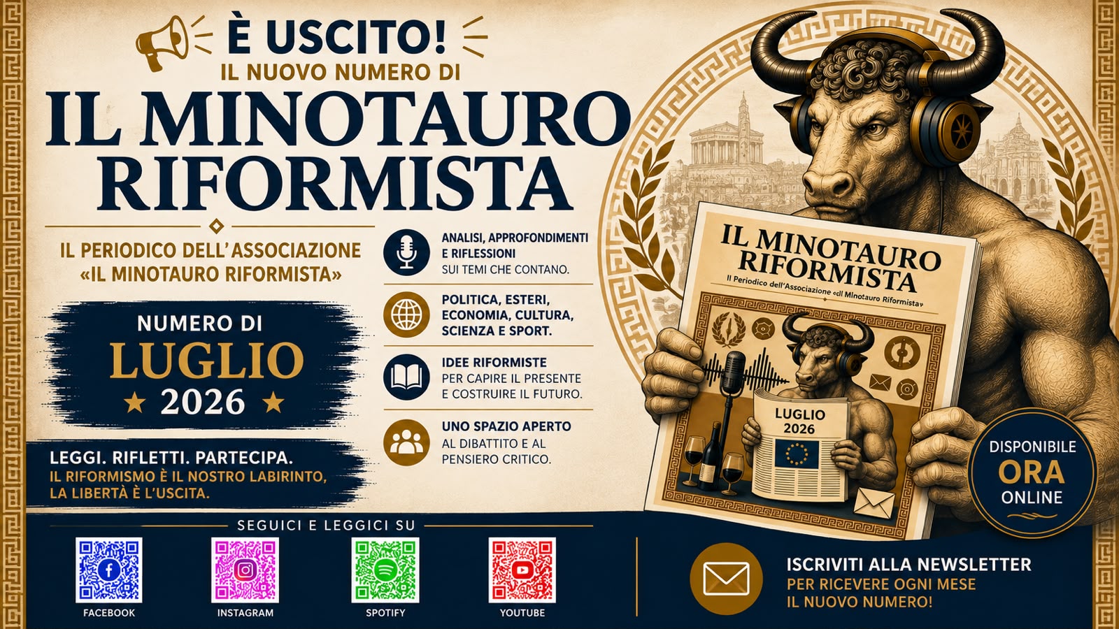 Il Minotauro Riformista Luglio 2026