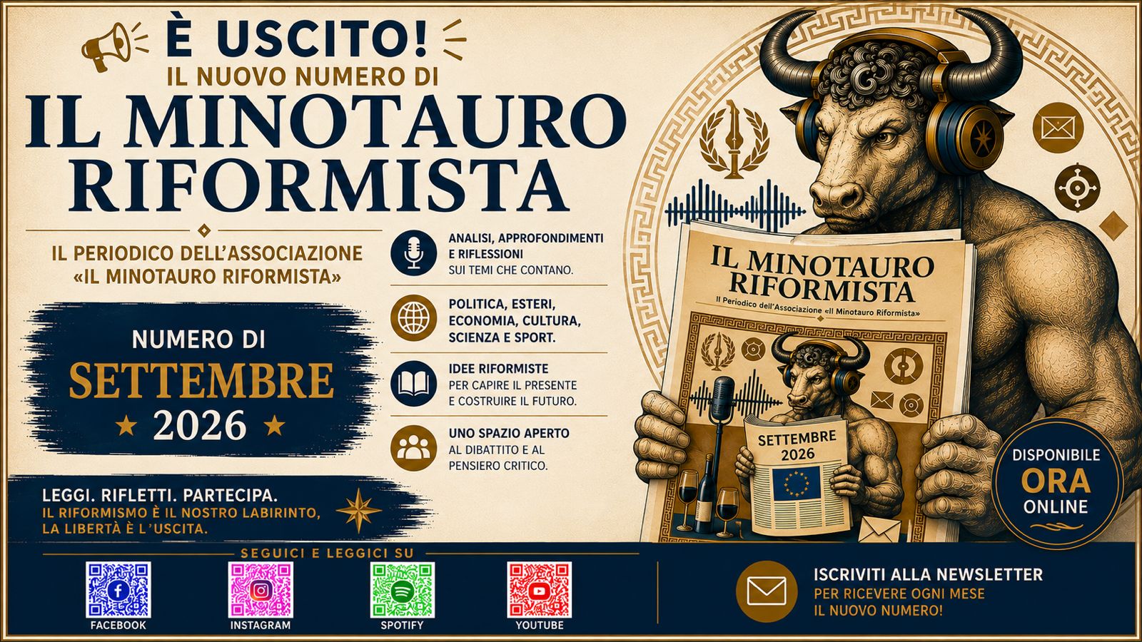 Il Minotauro Riformista Settembre 2026